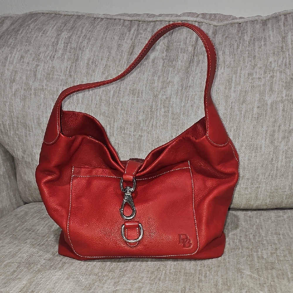 Doony Y Buorke Elegant Red Leather Women's Bag